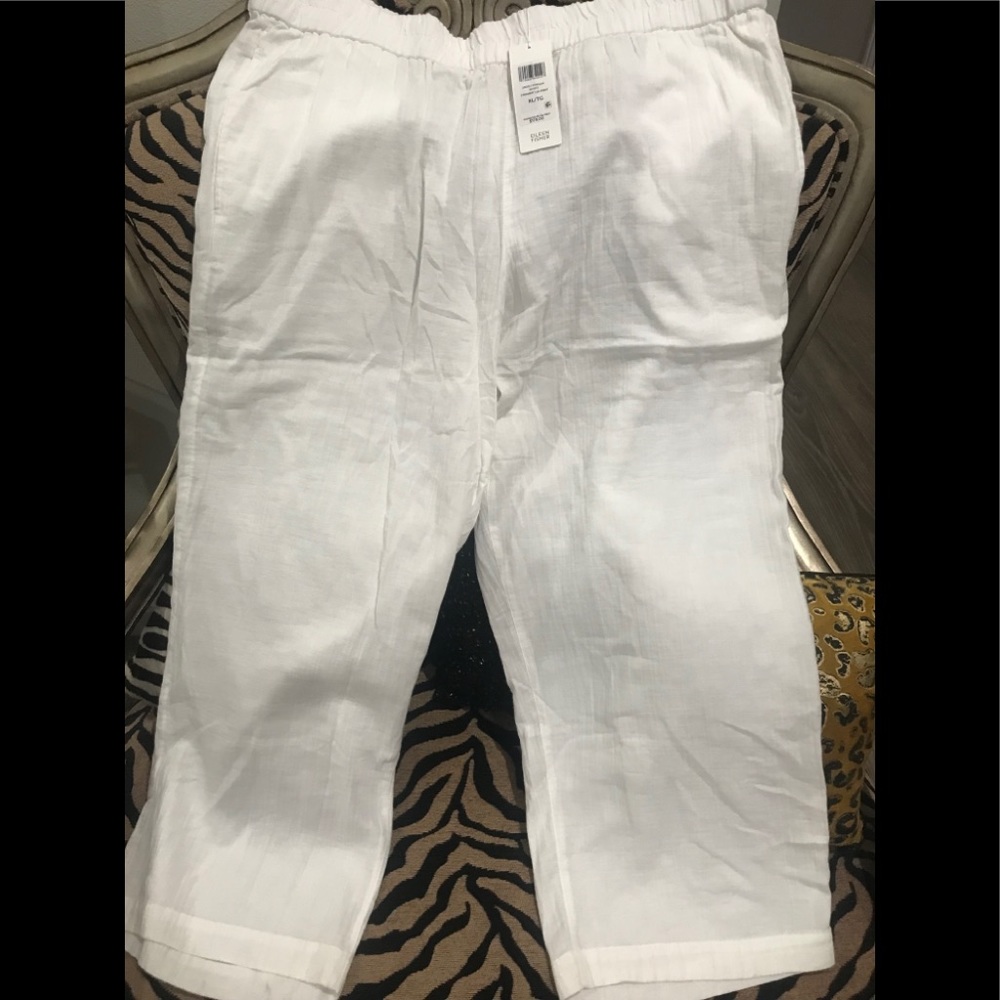 Eileen Fisher 💯% Organic Cotton Pants  SZ XL NWT